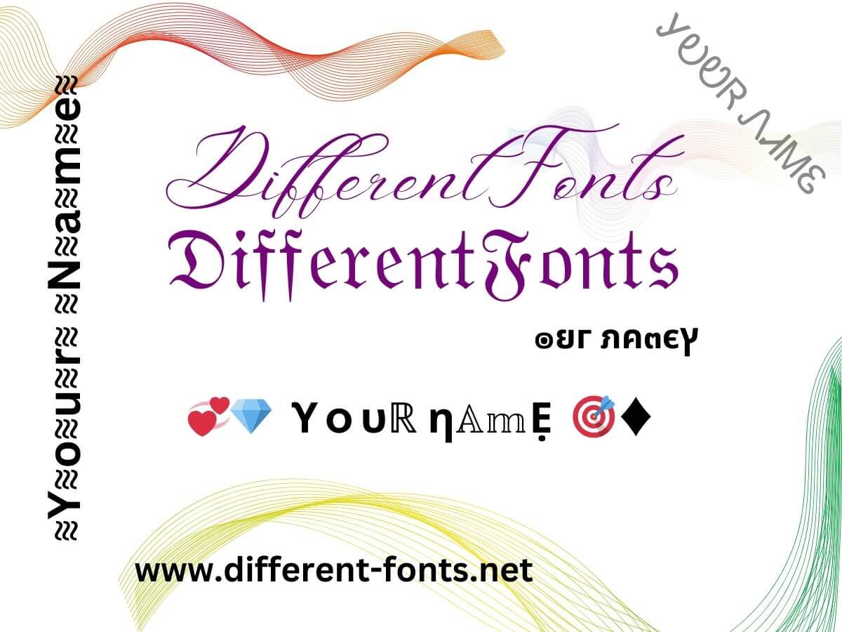 ♛ Different Font Types 🎯 (𝒞💗𝓅𝓎 & 𝒫𝒶𝓈𝓉𝑒✌)